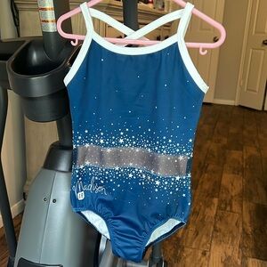 Sylvia P Madison Kocian size child 8 leotard